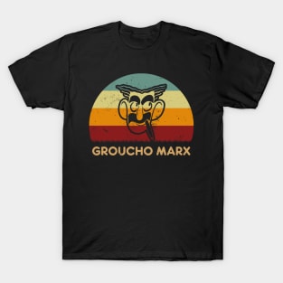 Retro Sunset - Groucho Marx Brothers T-Shirt